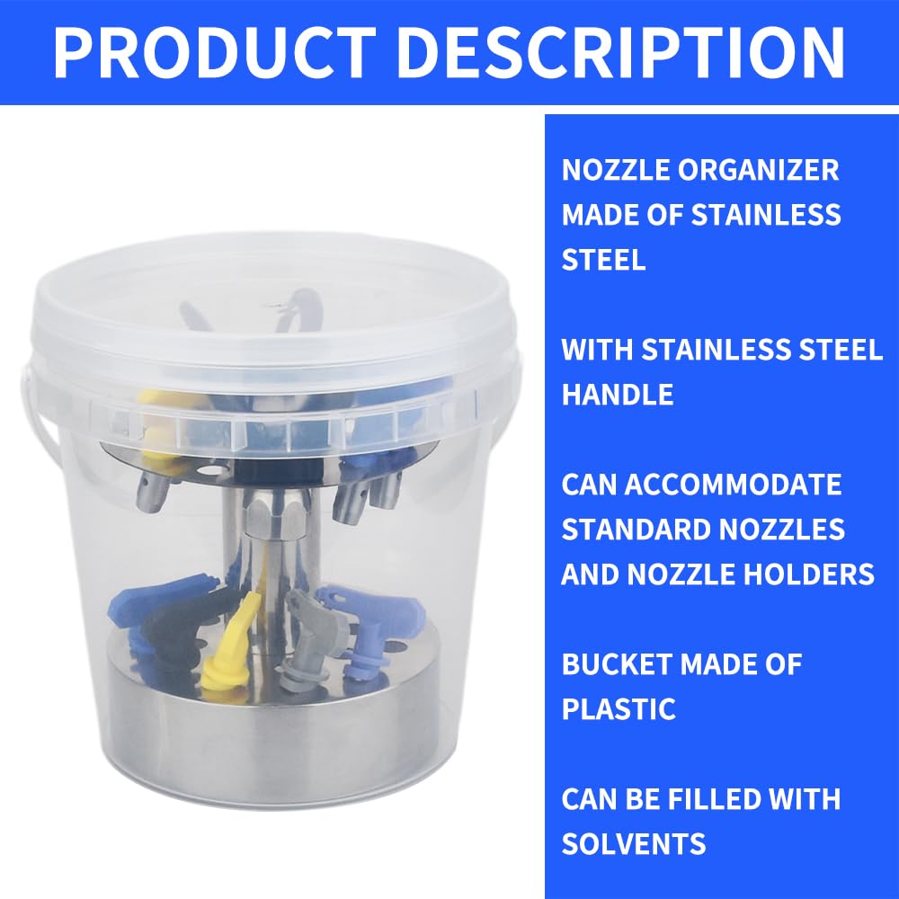 Every Family 1-gallon plastic pail provides versatile containment for cleanup.