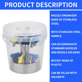 Every Family 1-gallon plastic pail provides versatile containment for cleanup.