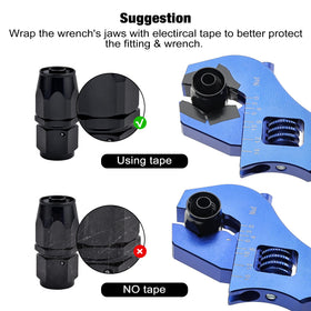 EVIL ENERGY AN wrench blue curved handle for comfortable grip during use