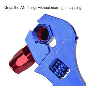 EVIL ENERGY AN wrench blue range selector illustrating 3AN–16AN compatibility