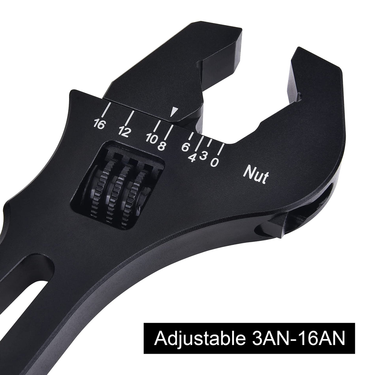 EVIL ENERGY aluminum hose wrench with curved non-slip handle for comfortable grip.