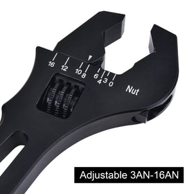 EVIL ENERGY aluminum hose wrench with curved non-slip handle for comfortable grip.