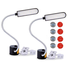 EVISWIY sewing light with 30 LEDs and magnetic base for precise craft illumination.