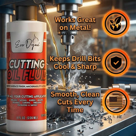 Evo Dyne cutting oil fluid drilling task performance enables smooth operation.