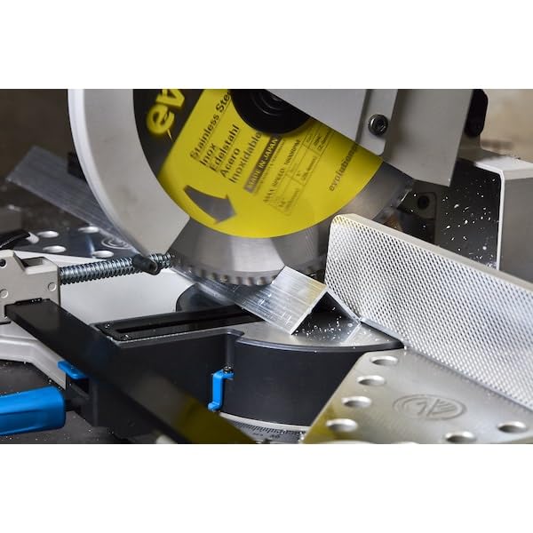 Evolution 14BLADESS 1-inch arbor fits compatible saws for low RPM performance
