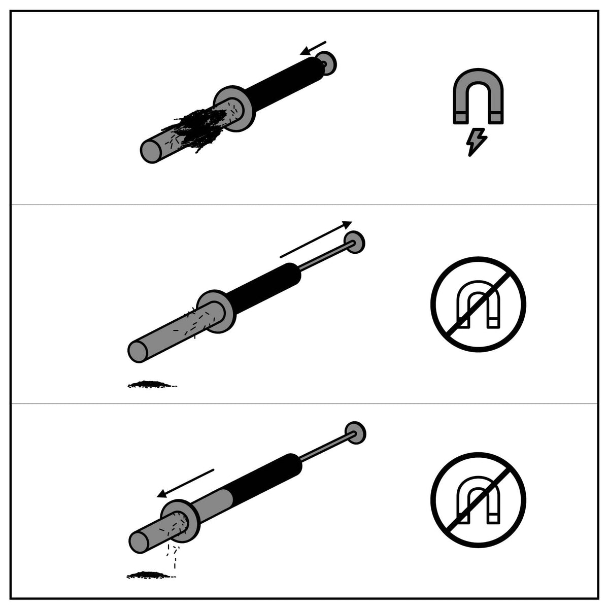 EVOLUTION Cyclone durable steel design handles heavy shavings in fabrication.