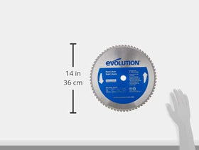 EVOLUTION blade delivers no heat, no burrs, and virtually no sparks during cuts