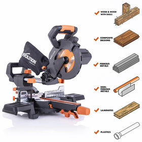 Evolution R185SMS+ miter-angle at 50 degrees for versatile framing