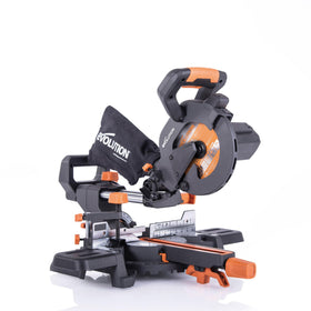 Evolution R185SMS+ slide-cut image shows smooth material movement for precise cuts