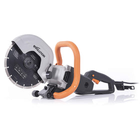 Evolution R230DCT with diamond blade included for fast masonry cuts