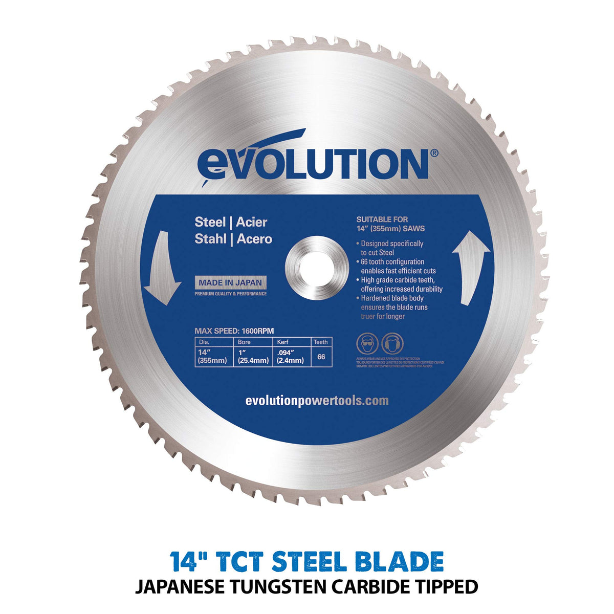 Evolution S355CPSL adjustable miter 45-degree cuts for precise angles