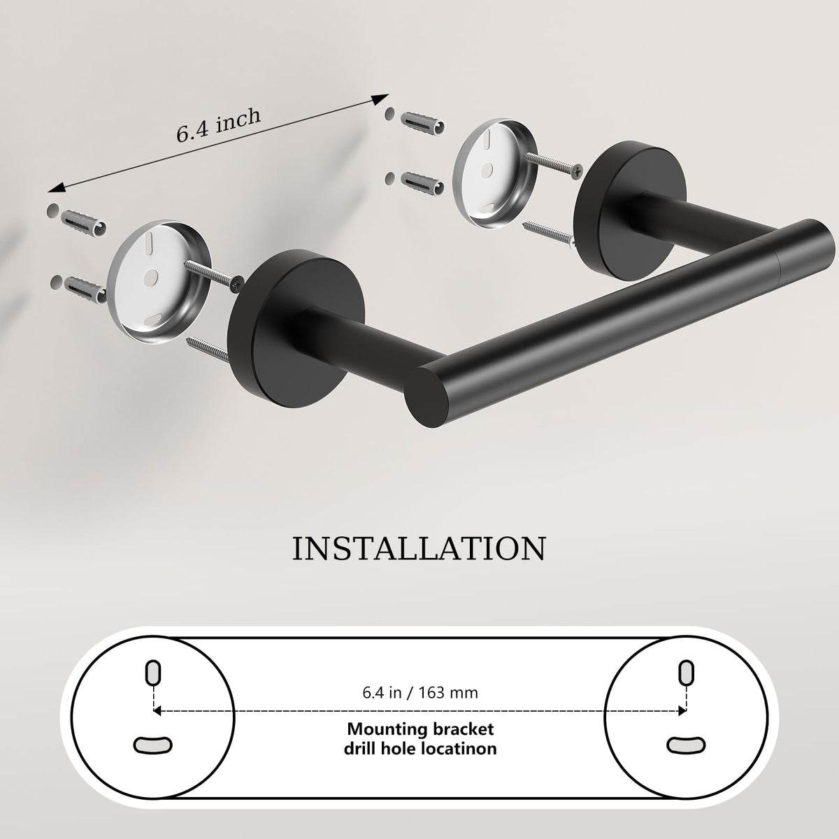 Evolvegoods easy installation hardware included for quick setup.