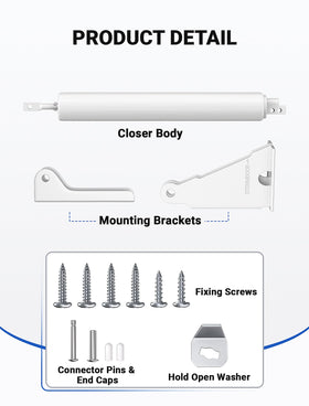 EVOULTES hold-open feature enables convenient ventilation at 90 degrees.
