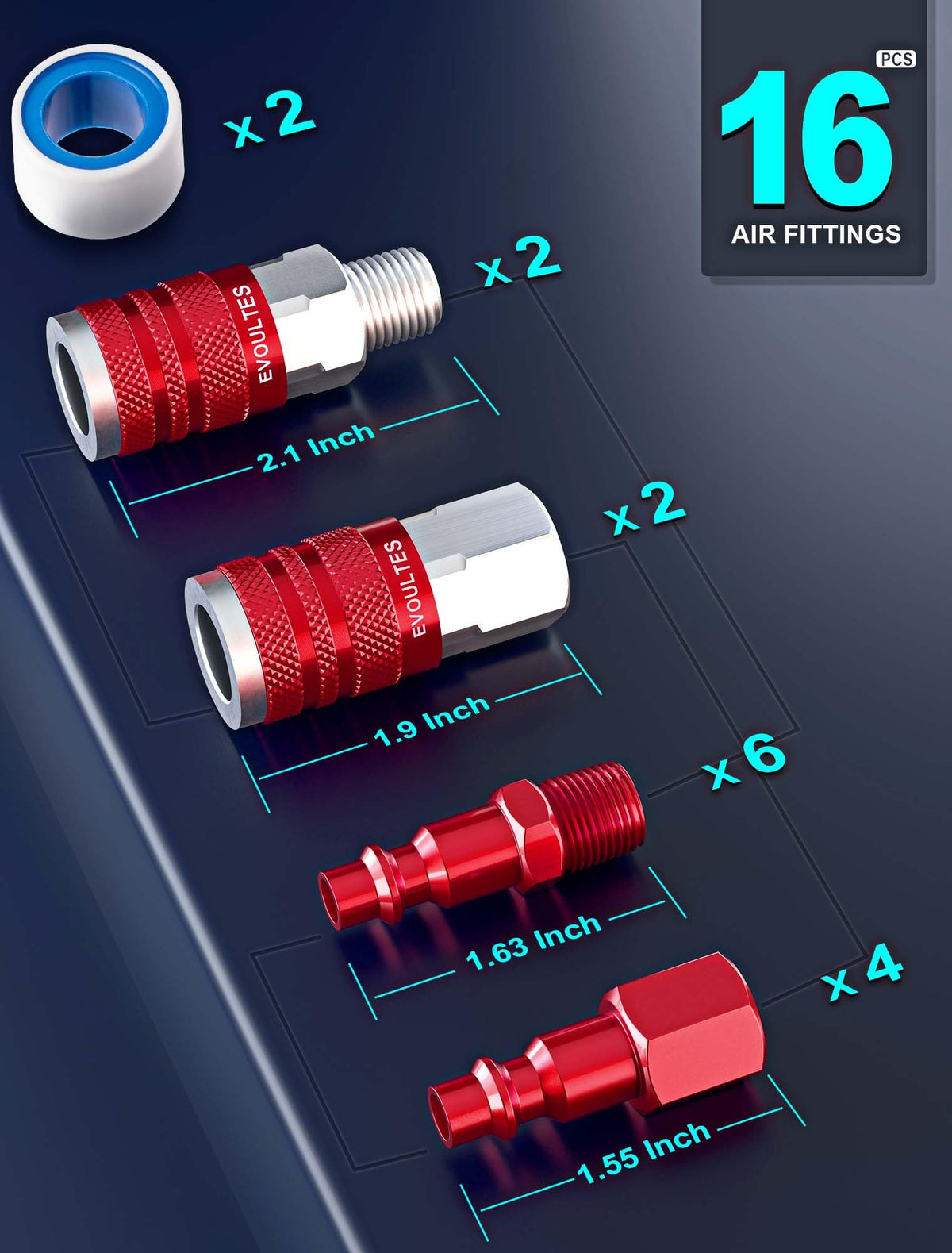 EVOULTES quick-connect sleeve guard ensures secure connections in workshop