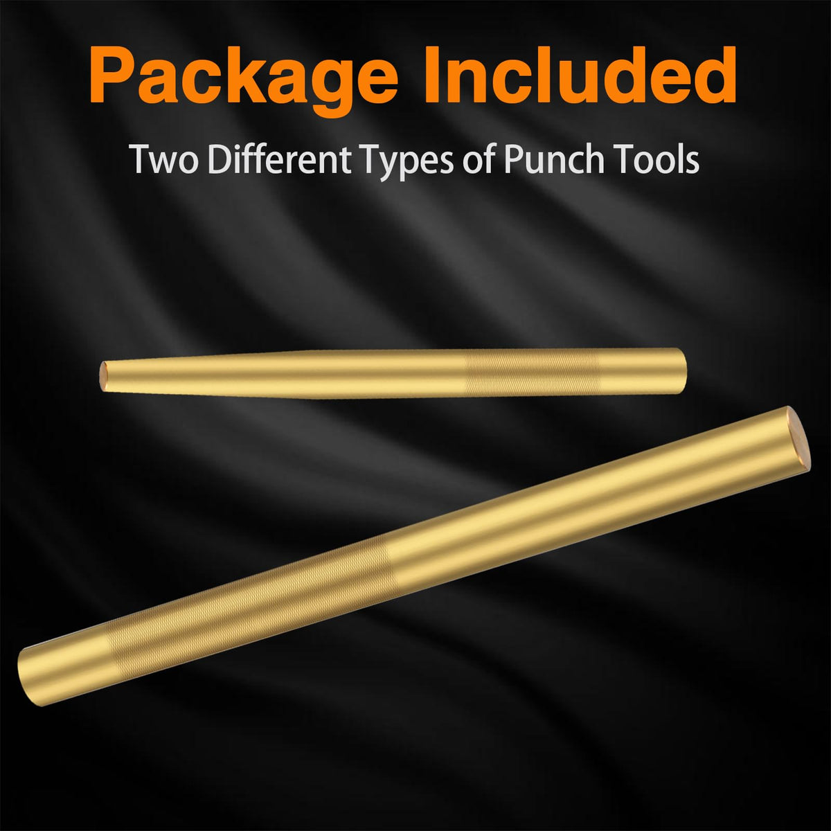 EVRBUL brass drift pin punch set packaging ready for shop or home use.