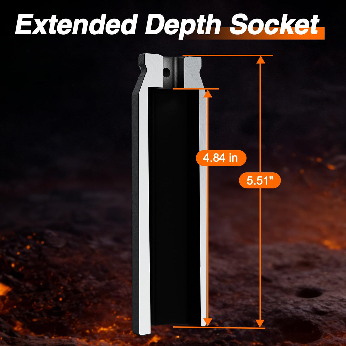 EVRBUL laser-engraved size markings aid quick selection