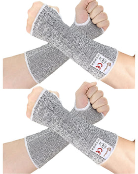 Evridwear arm protectors with cut protection for gardening and yard tasks.