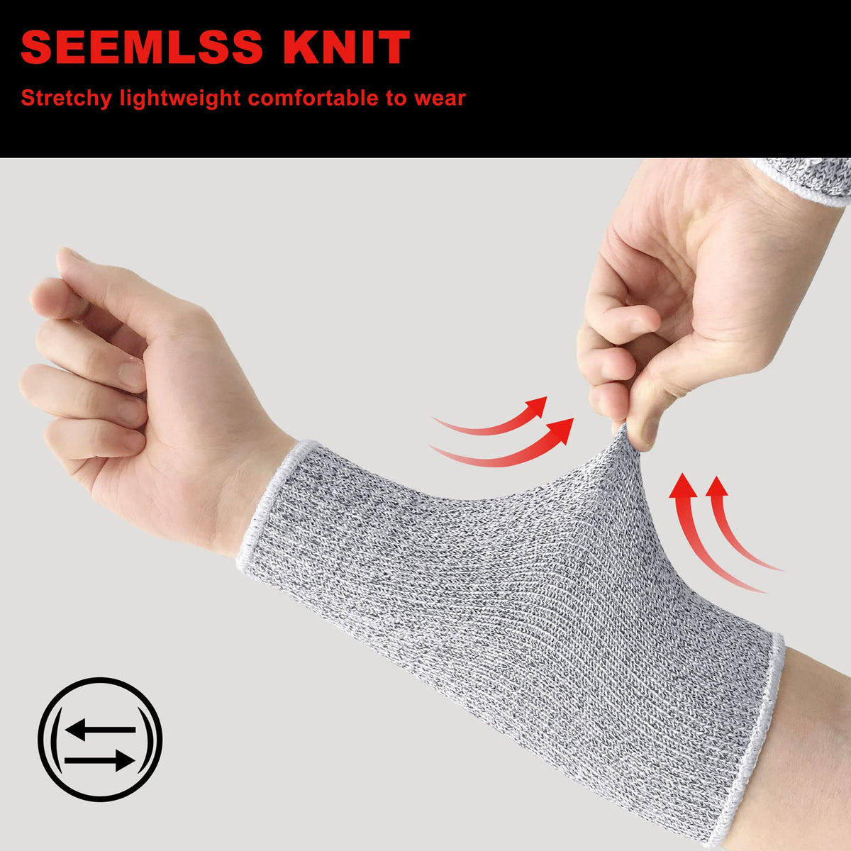Evridwear grey protective sleeves for everyday wear at home, garden, or shop.