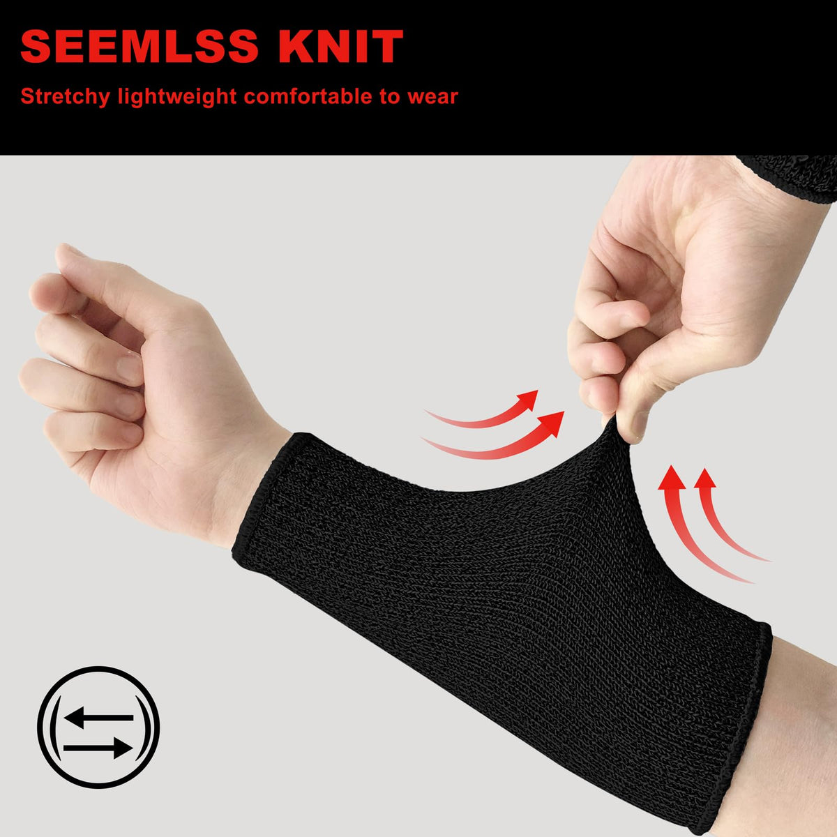 Evridwear sleeve with thumb-hole option for secure, customizable fit