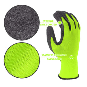 Evridwear latex palm glove highlights textured grip for secure handling