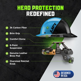 EVS DAX Fifty 50 brim grip for secure, on-site stability.