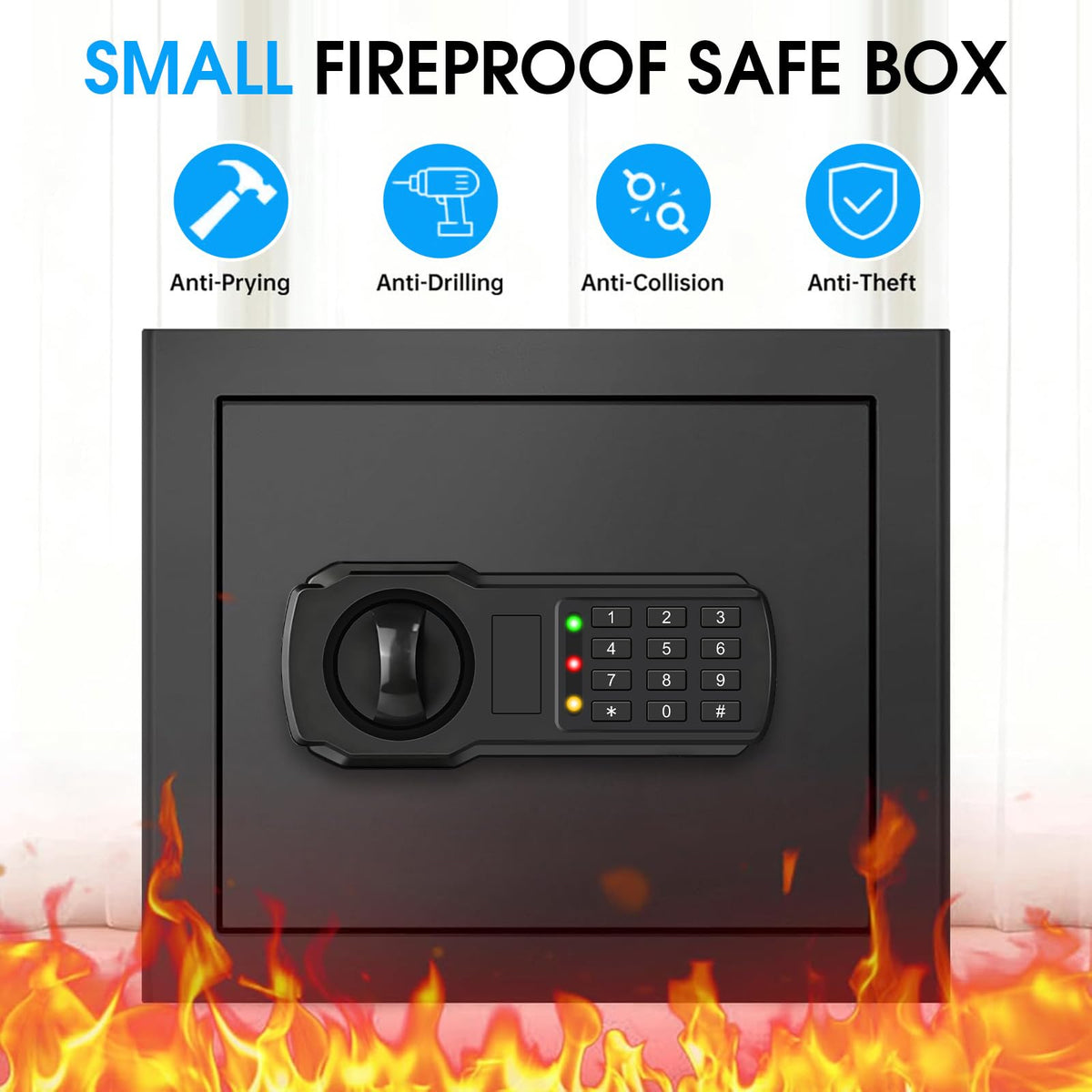 EVSUVSRT safe with digital keypad for quick, secure access