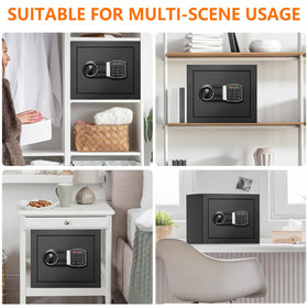 EVSUVSRT dual alarm system with silent mode enables discreet access.