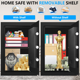 EVSUVSRT anchoring kit keeps the safe fixed to wall or floor for stability.