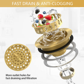 Exakey 304 stainless steel durability conveys anti-corrosion performance in busy kitchens.