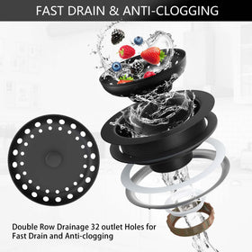 Exakey packaged drainage kit includes full assembly for standard sinks