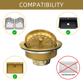 Exakey removable stopper makes it easy to release water when needed.