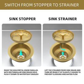 Exakey stainless steel with brushed gold finish resists rust for daily use.