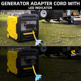 EXCELFU rugged outdoor generator cord for dependable power distribution