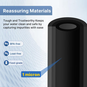 Simple, tool-free installation guidance for EXCELPURE CTO cartridge.