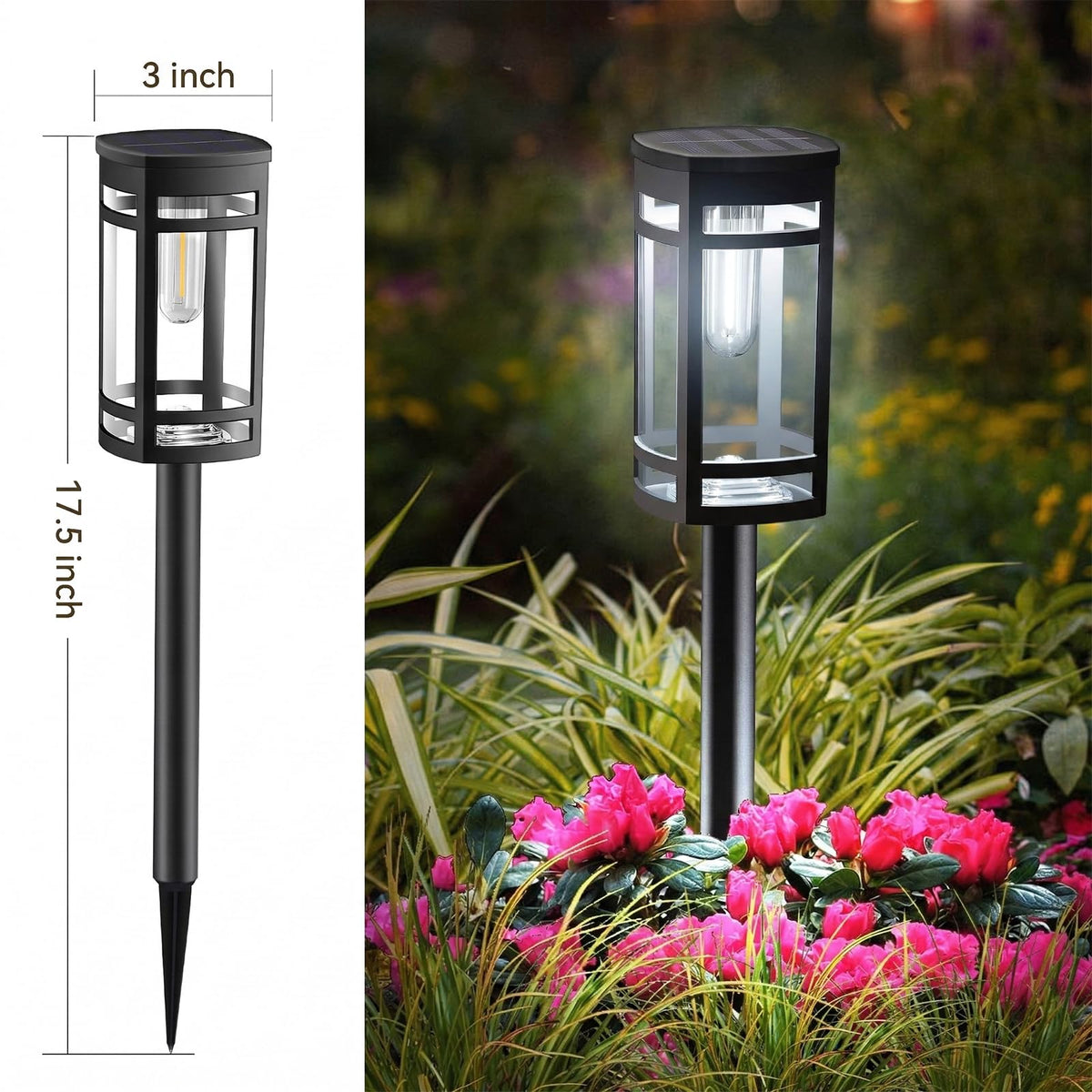 EXCMARK filament LED bulbs add vintage charm to outdoor lighting.