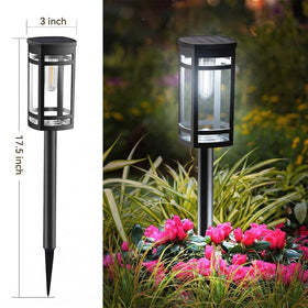 EXCMARK filament LED bulbs add vintage charm to outdoor lighting.