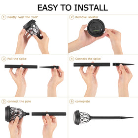 EXCMARK solar lights make a thoughtful housewarming gift for garden lovers.