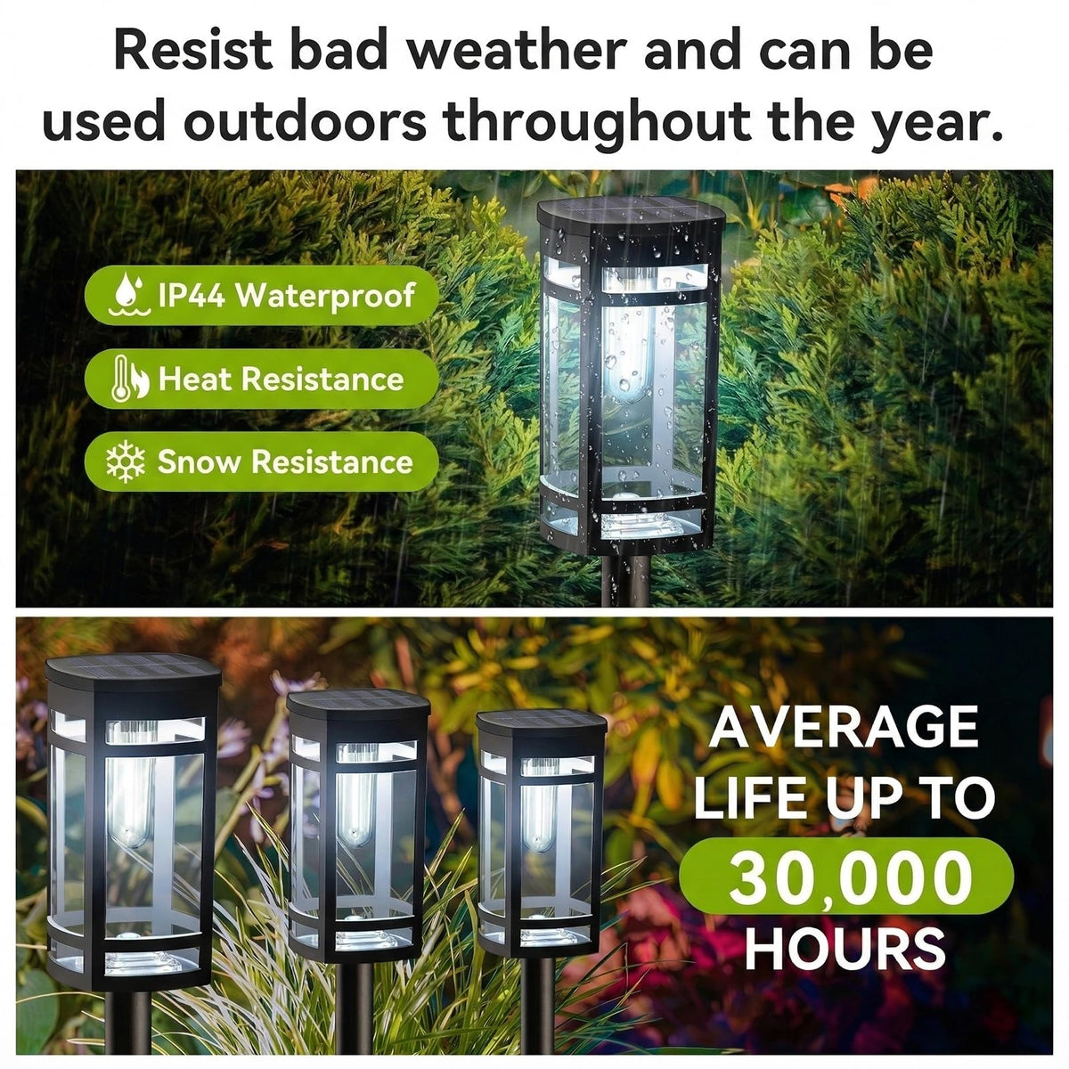 EXCMARK solar garden lights make a thoughtful, gift-ready idea for gardeners.