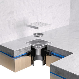 EXF debris strainer captures hair and debris