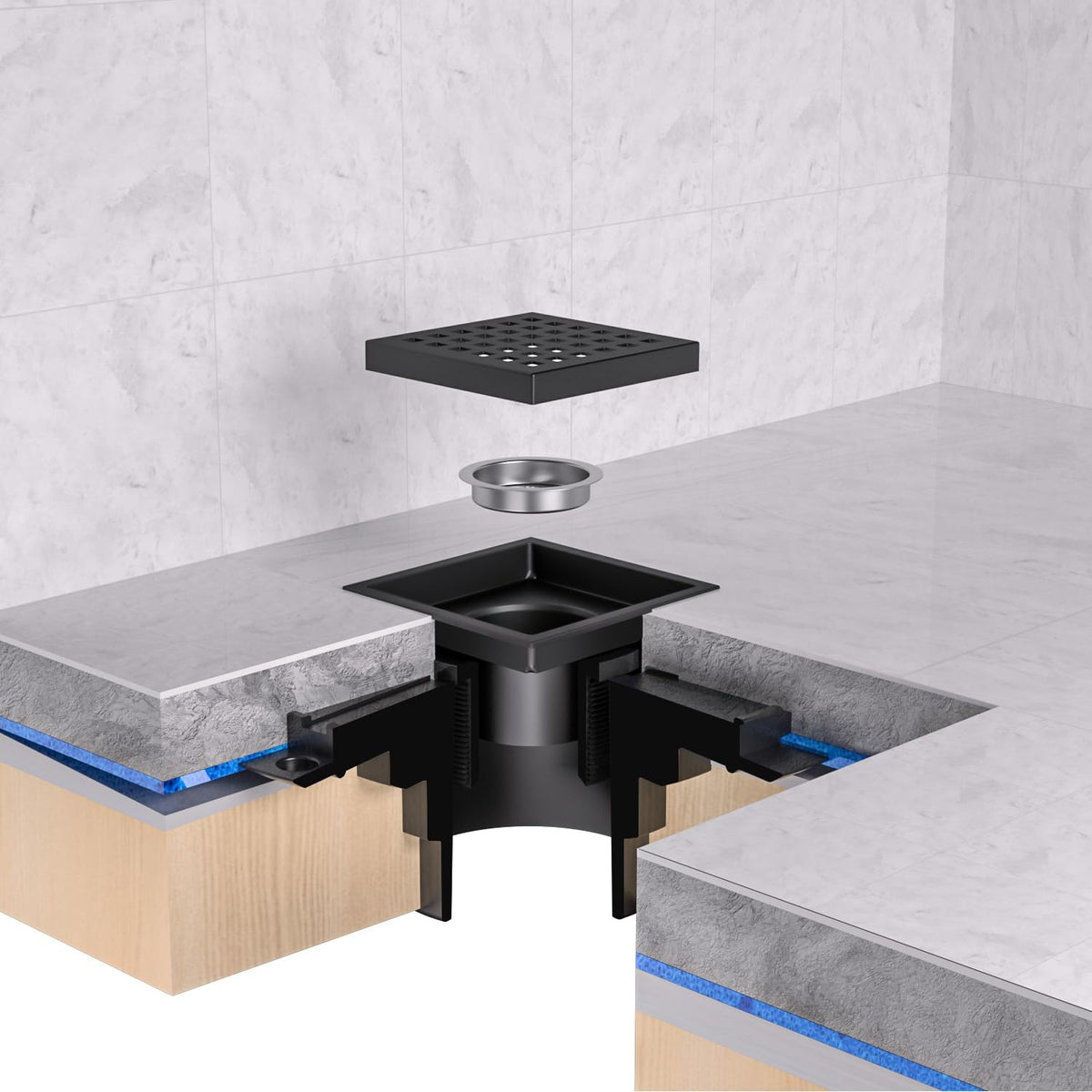 EXF SUS304 stainless steel with matte black finish resists rust and scratches