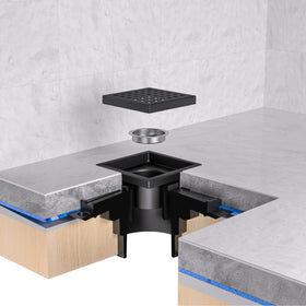 EXF SUS304 stainless steel with matte black finish resists rust and scratches