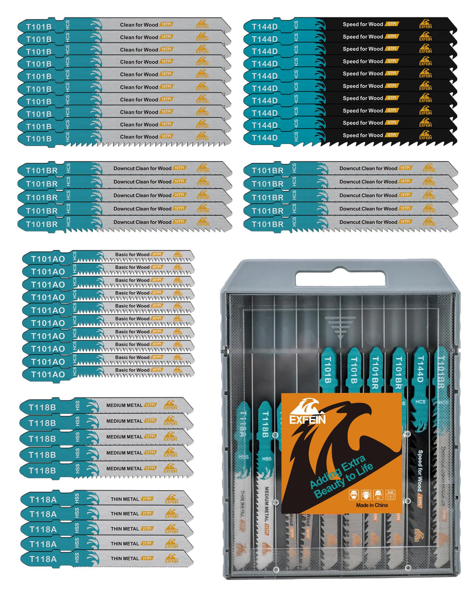 EXFEIN T118A blade for metal straight cuts delivers smooth edges.