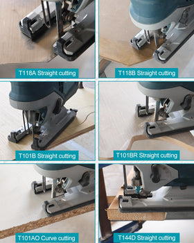 EXFEIN T118B blade for thicker metal straight cuts and reliability.