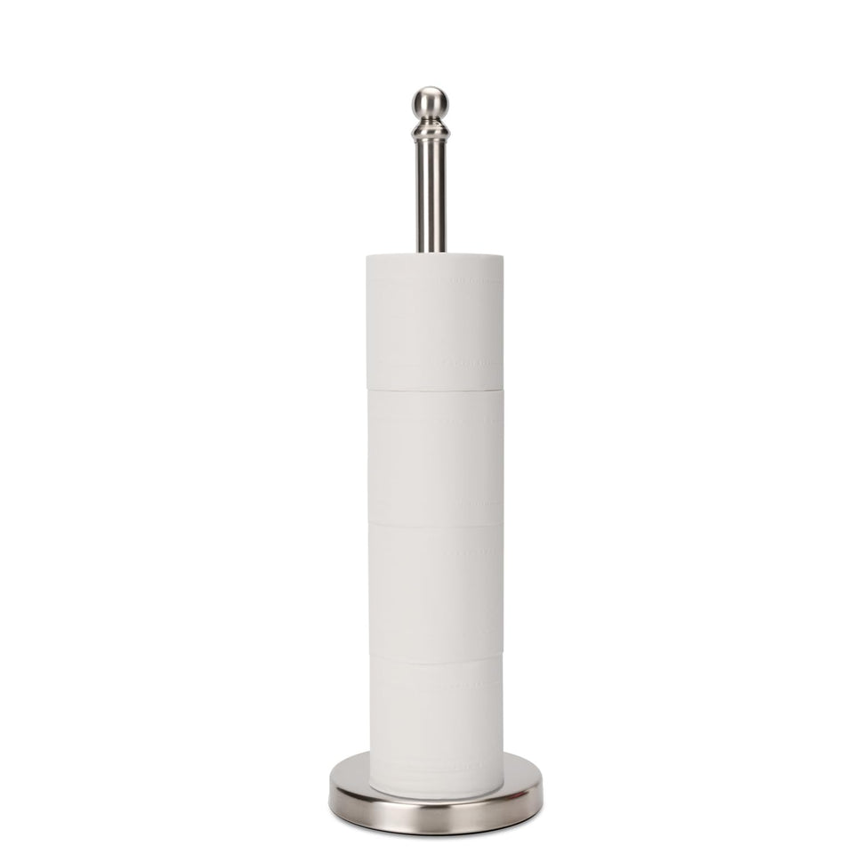 Exilon toilet paper stand base, freestanding and easy to place in any bathroom.