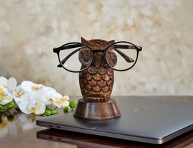 Eximious India gift-owl eyeglasses holder makes a thoughtful present.