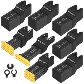 EXKRAEFT 110pcs multitool blades pack ready for versatile cutting tasks