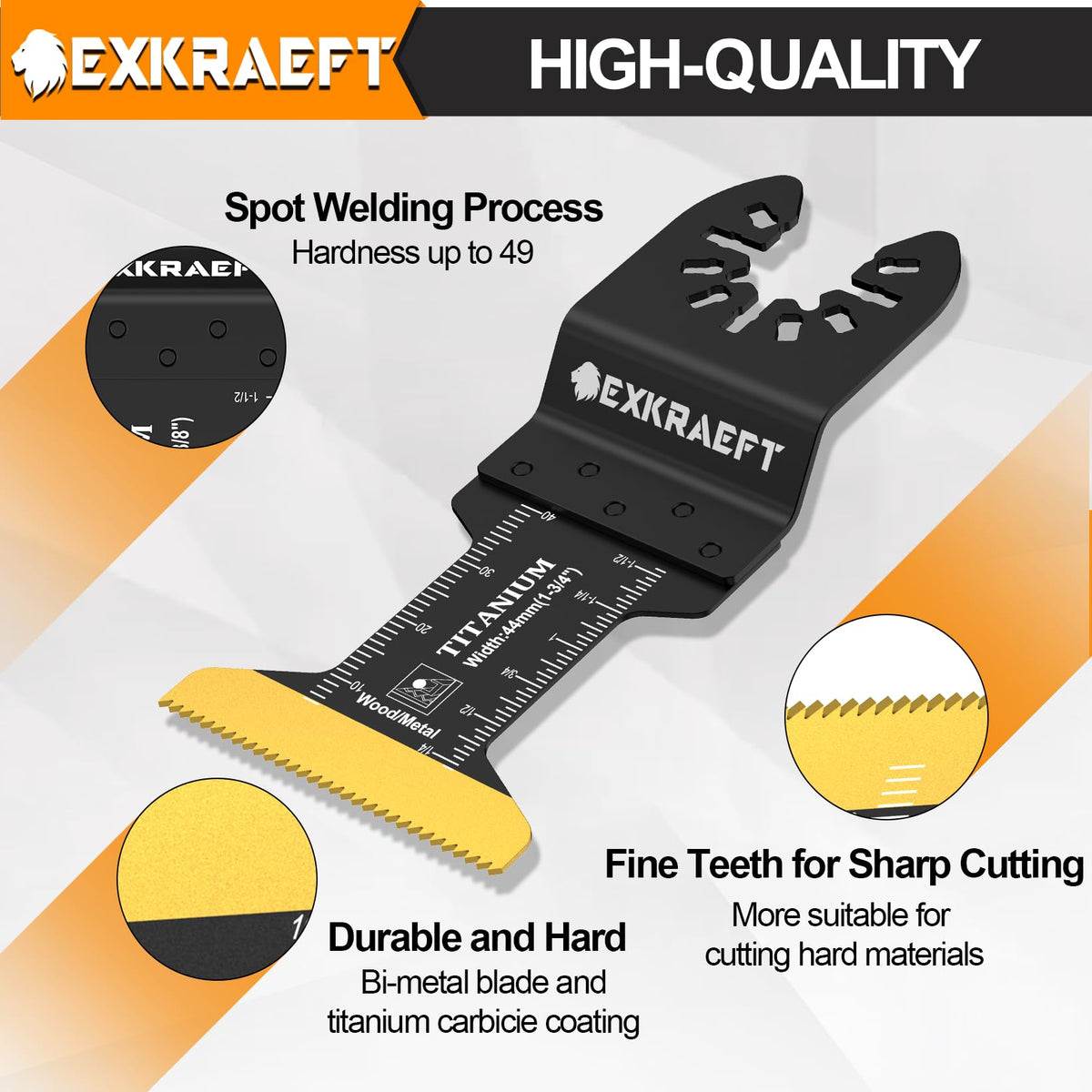 EXKRAEFT blades undergoing heat-treatment for greater rigidity and wear resistance