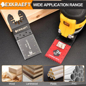 EXKRAEFT Japanese-teeth blade for fast, cleaner cuts in wood