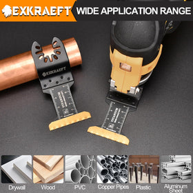 EXKRAEFT precision blade enables stable cuts during jobs.