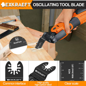 EXKRAEFT Sandpaper assortment with 100 sheets for varied projects